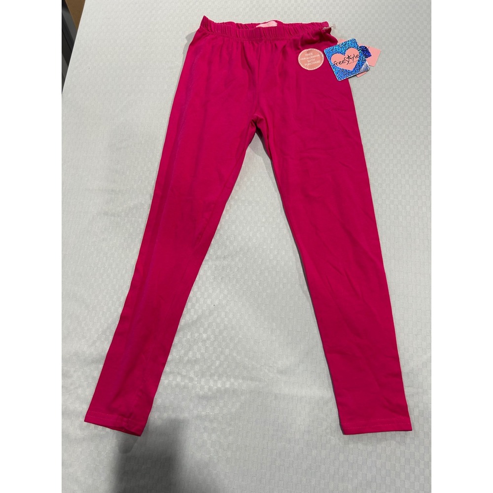 Freestyle Revolution Girls‎ Pink Leggings Size 10 FS7-78676 Fuchsia Pants